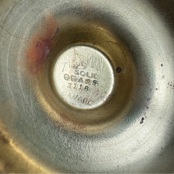 Vintage Barley Twist Brass Candle Holders - Picture 8 of 8